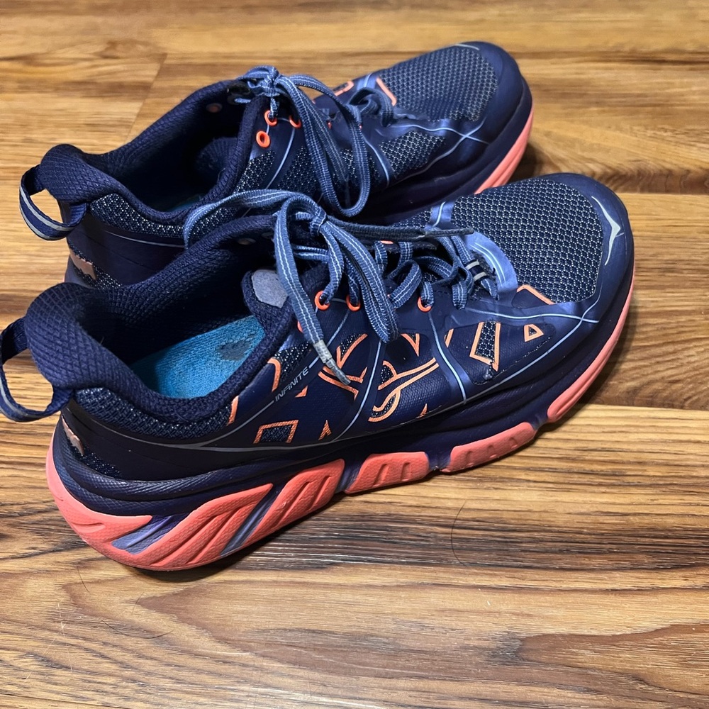 Size 8.5 - Hoka One One Infinite Blue - 1009649-CFNC - Picture 3 of 6